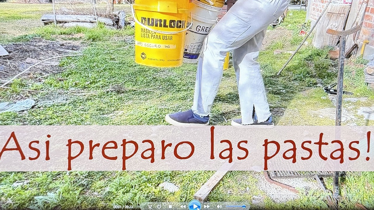 Así preparo la pasta de gres