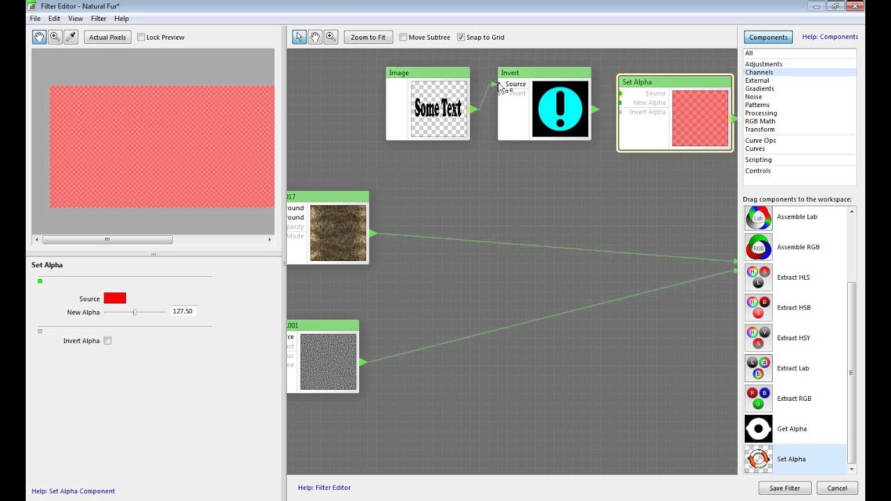 Applying FilterForge Filters to shapes in Xara