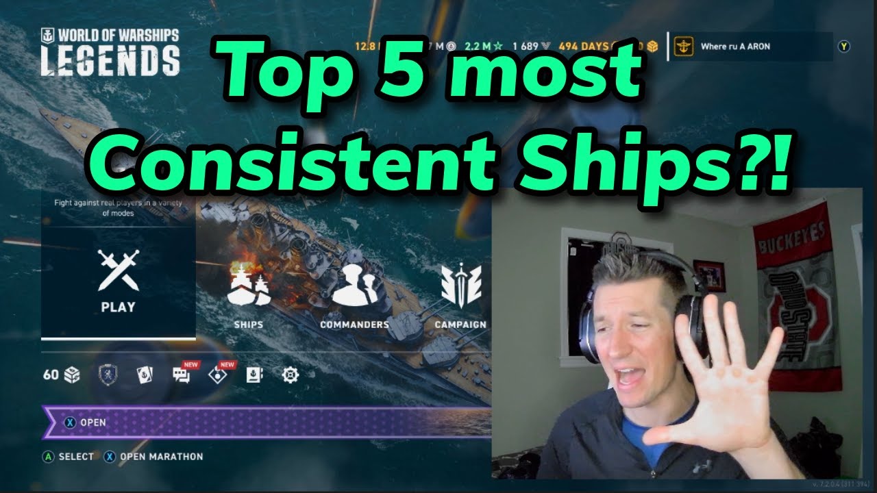 Top 5 most CONSISTENT ships in World of Warships Legends?!