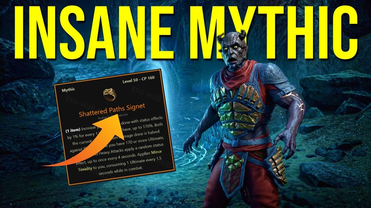 ESO Shattered Paths: How to Get This Insane Mythic