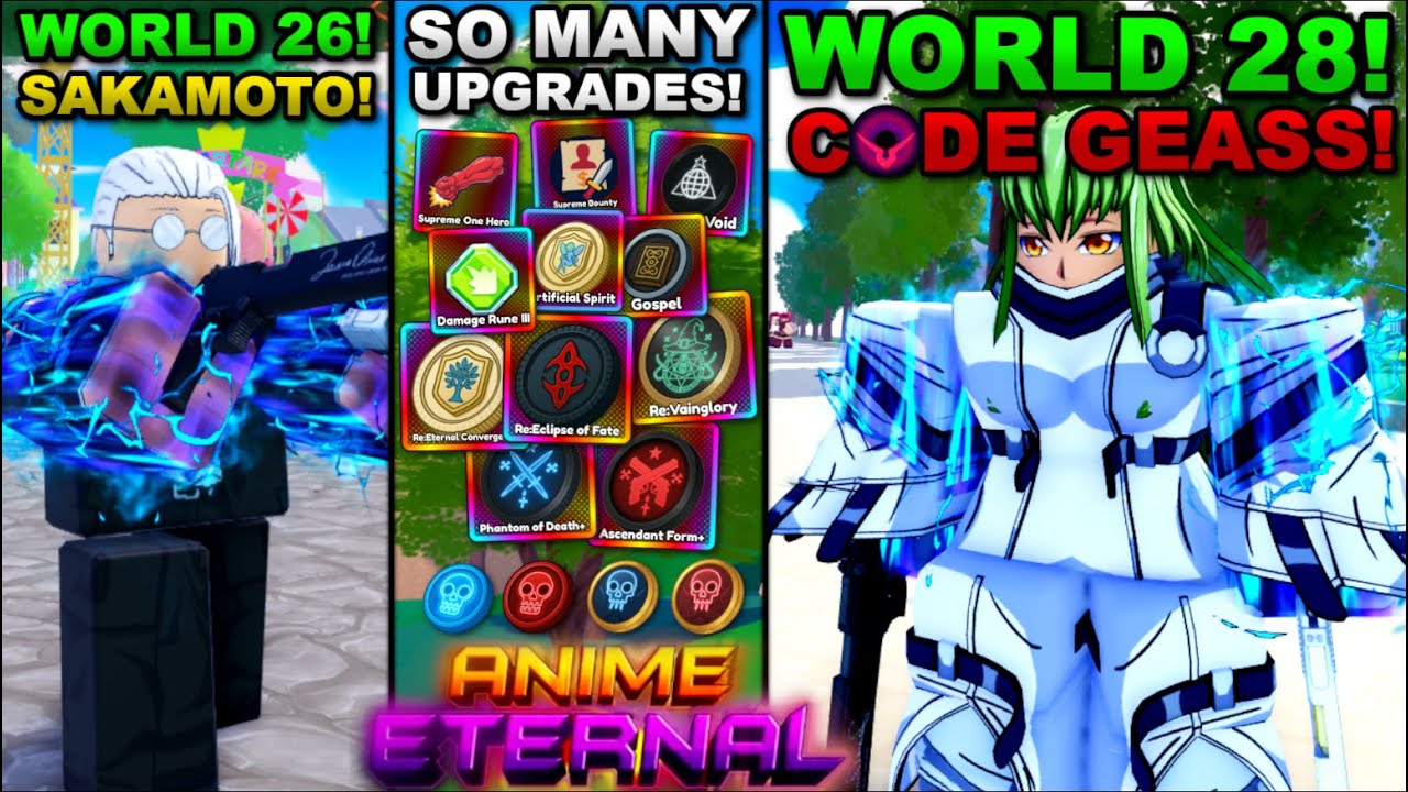 Получение 100% Миров 25, 26 и 27 в Roblox Anime Eternal... Вот что произошло!