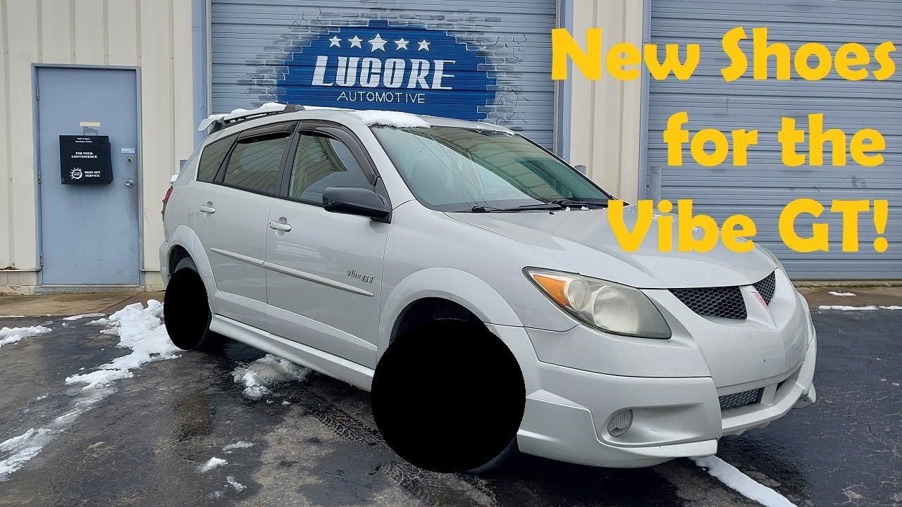 Pontiac Vibe GT Wheel and Tire Upgrade! Sparkly 
