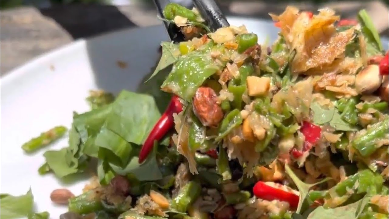បុកសណ្ដែកត្រីឆ្អើរ រសជាតិឆ្ងាញ់