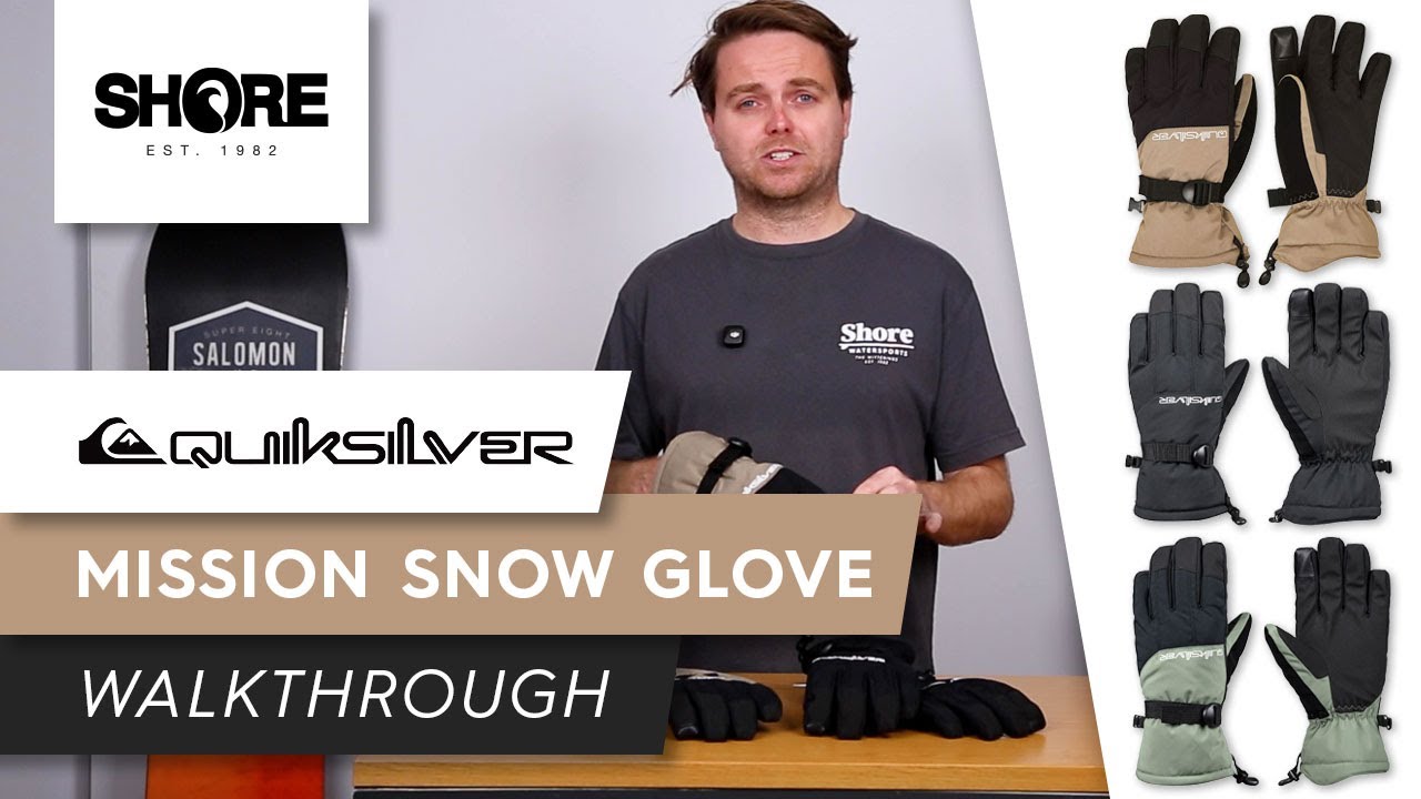 Best Ski Gloves on a Budget: Quiksilver Mission Snow Gloves Walkthrough
