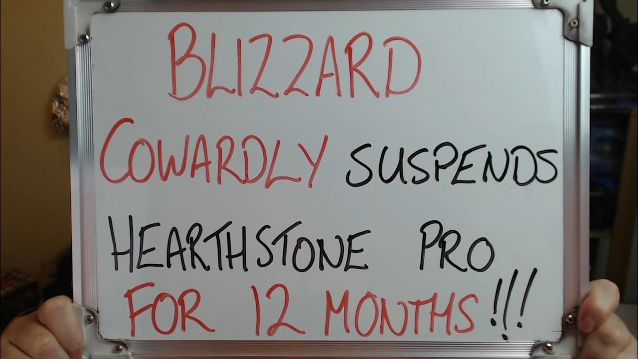 BLIZZARD Ban Heartstone Pro for Dare Speaking Out in Support!!