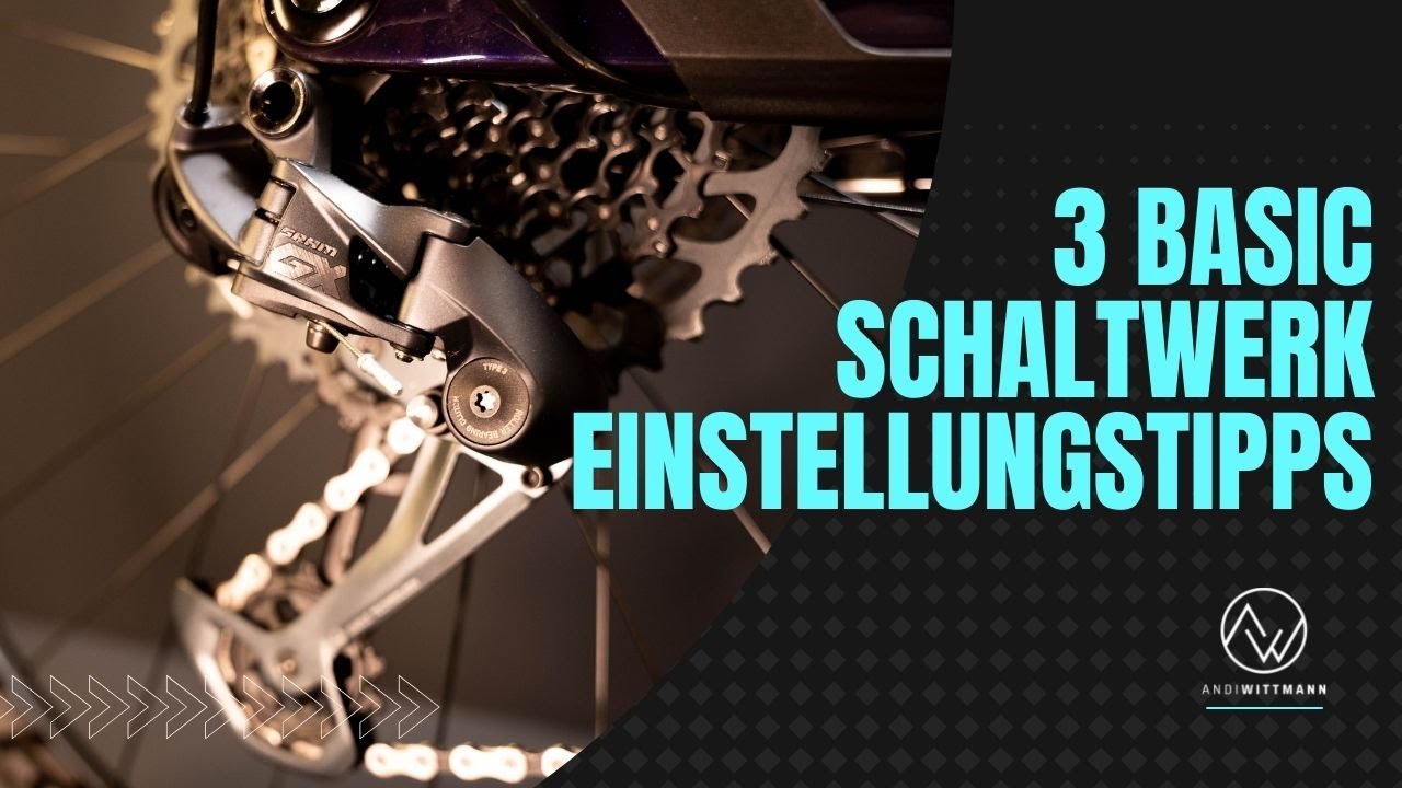 Sram GX Schaltwerk - 3 basic Einstellungstipps