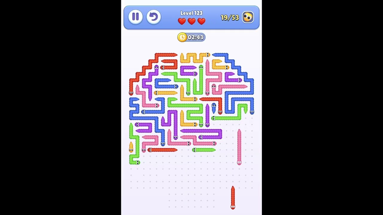 Snake Escape &ndash; Level 123 Walkthrough 🐍🧩✨