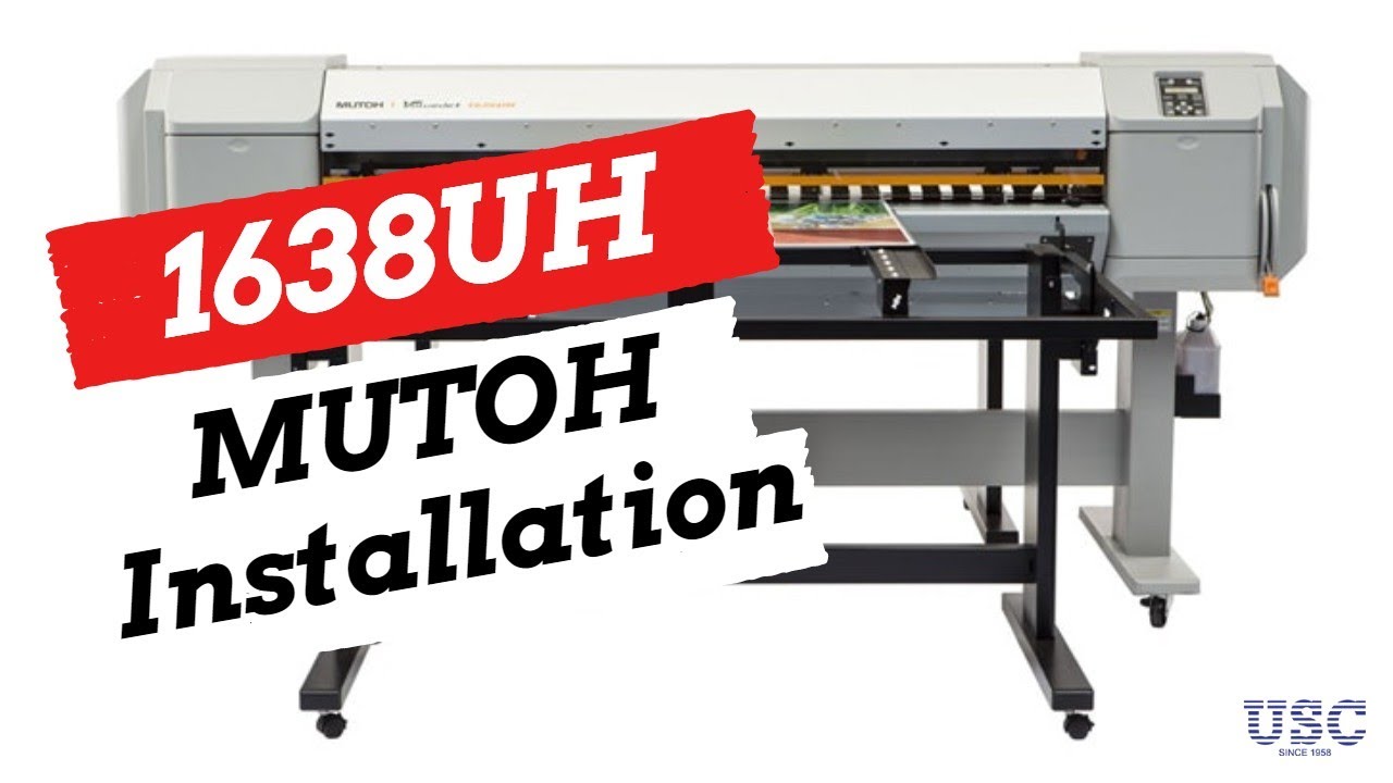 MUTOH 1638UH : A Hybrid Roll-To-Roll Large Format UV Installed In Singapore.