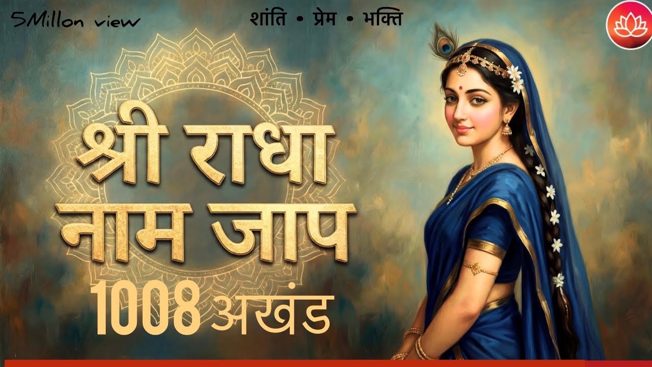 अखंड श्री राधा नाम जप | Shri Radha Naam Jaap | Radha Naam Dhun in 10 minutes 