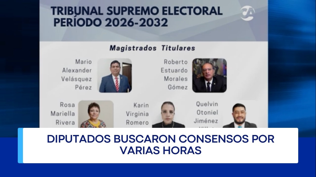Congreso elige al nuevo TSE 2026 - 2032