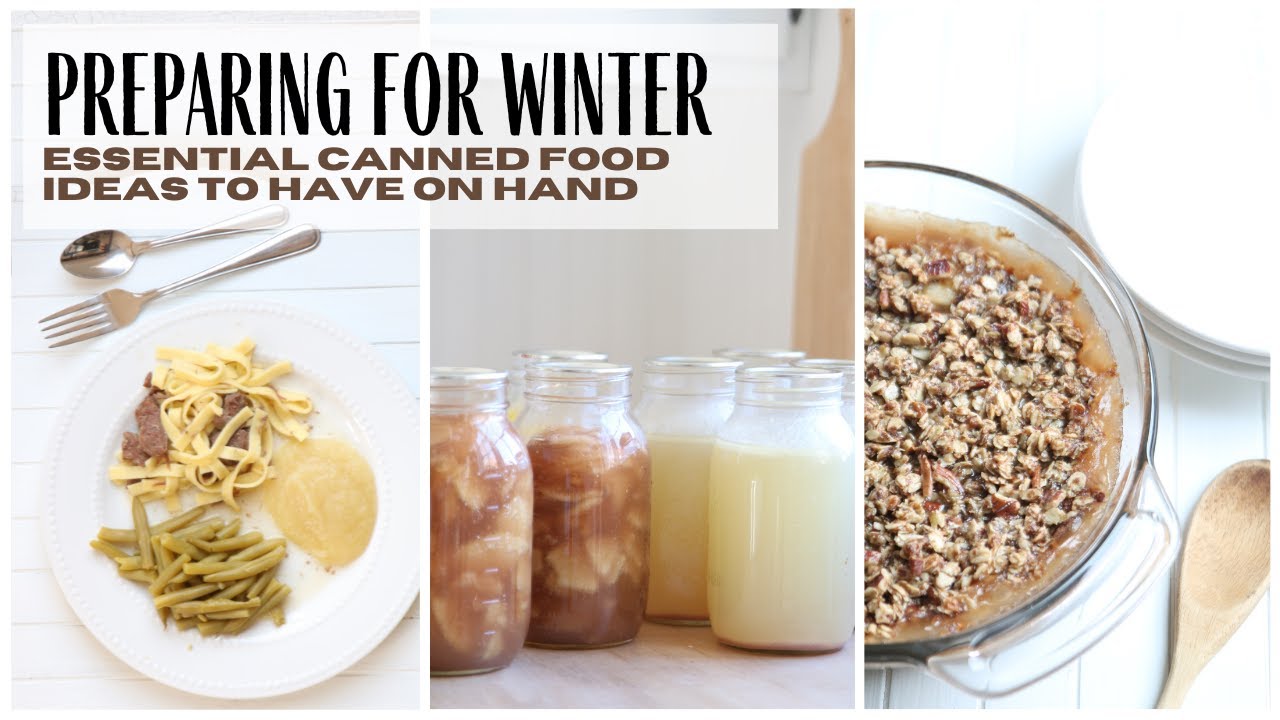 Canned Food Recipes ~ Canned Meat ~  Storing Food for the Winter ~ Preserving Food for Winter