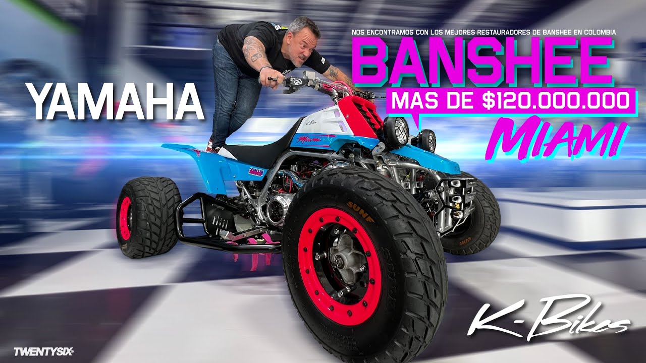Yamaha Banshee 350 - La nueva forma de tener oro en forma de Quad! Kbikes Medellín DF18