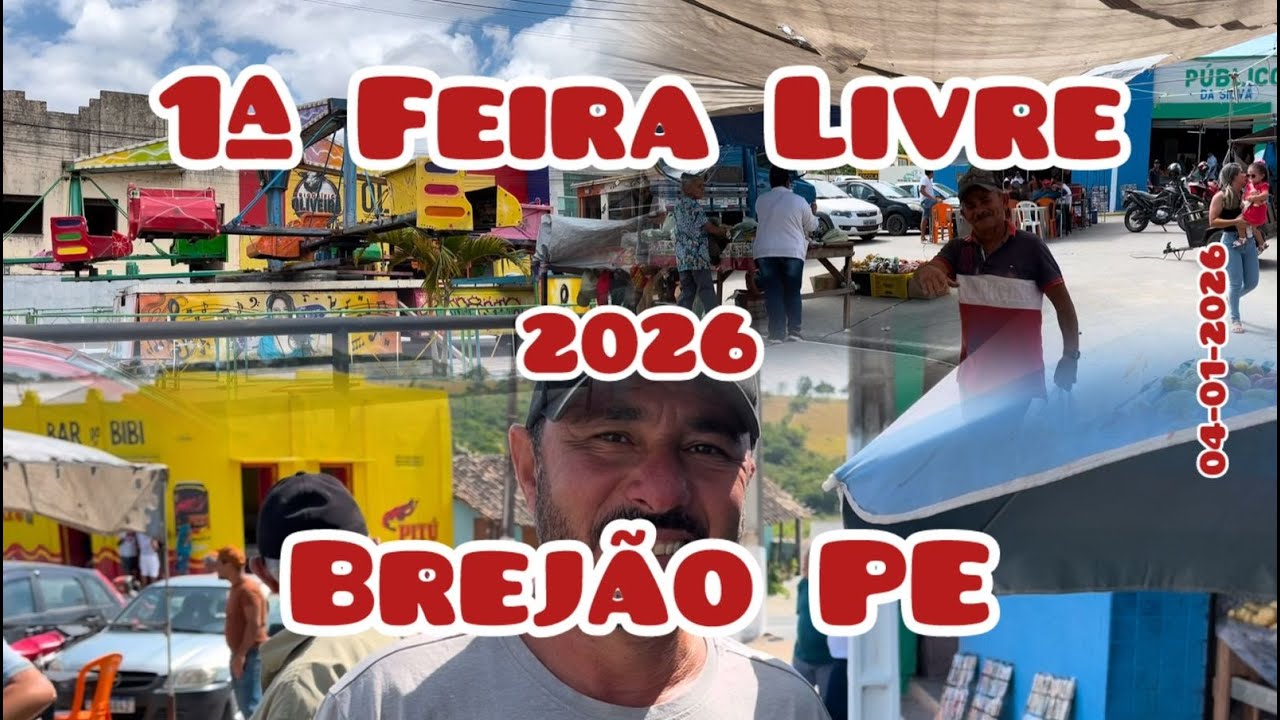 1ª Feira Livre de Brejão 2026 #anonovo #feira #festa