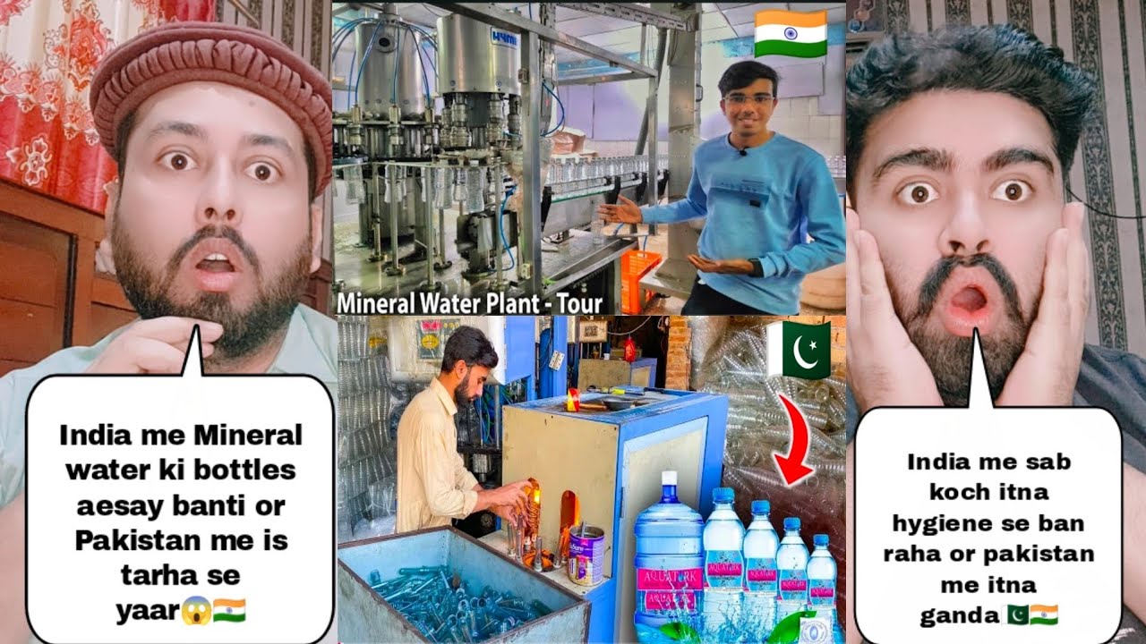 India Mineral Water Bottles Making Vs Pakistan Mineral Water Bottles Making 