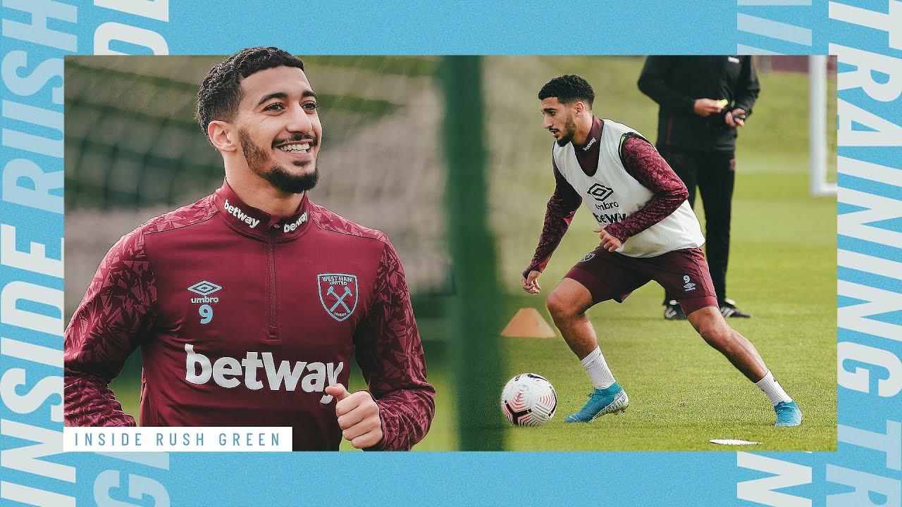 SA&Iuml;D BENRAHMA TRAINS WITH WEST HAM | INSIDE RUSH GREEN