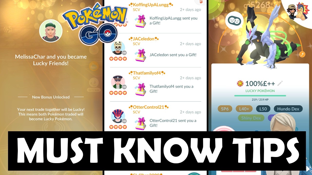 Полное руководство по поиску новых удачливых друзей в Pokémon GO!