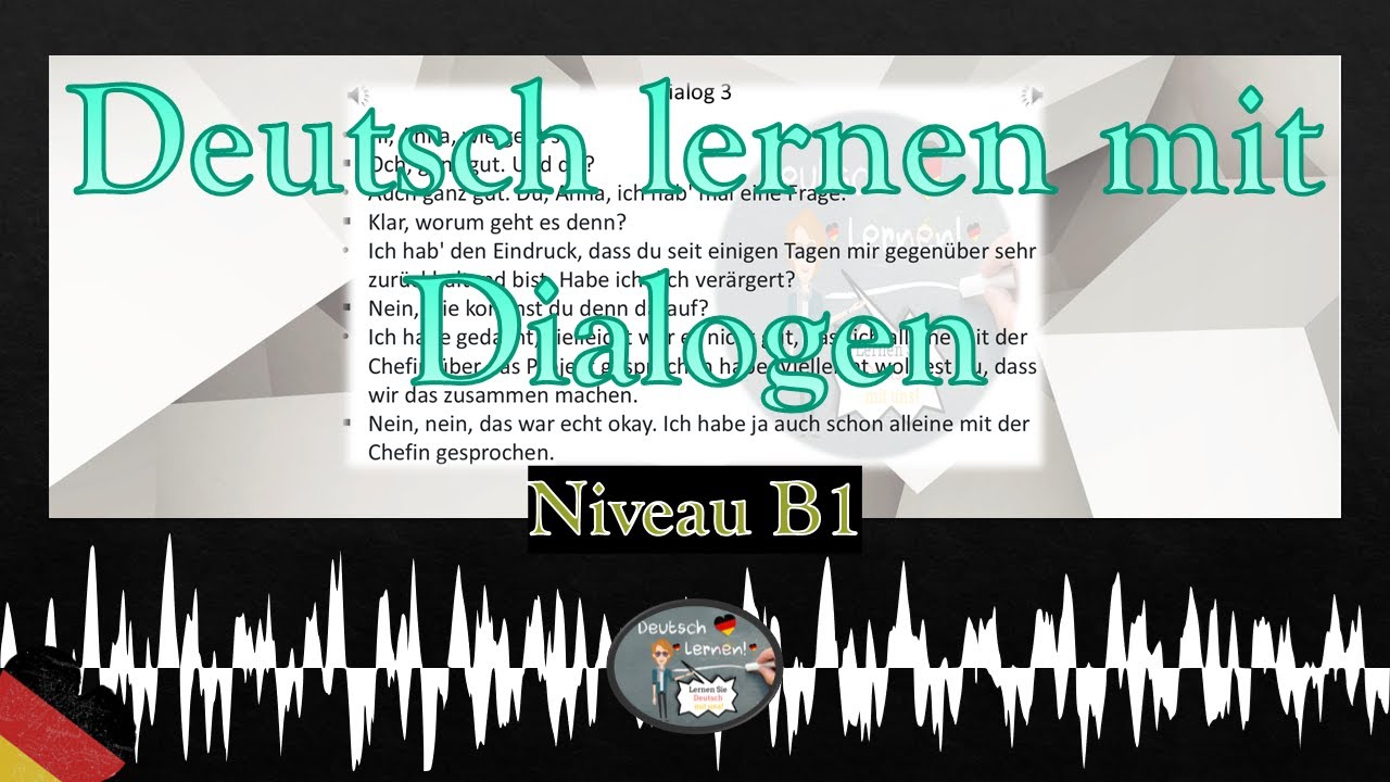 Dialoge B1 | Deutsch lernen durch Hören | 48 | #deutschlernen