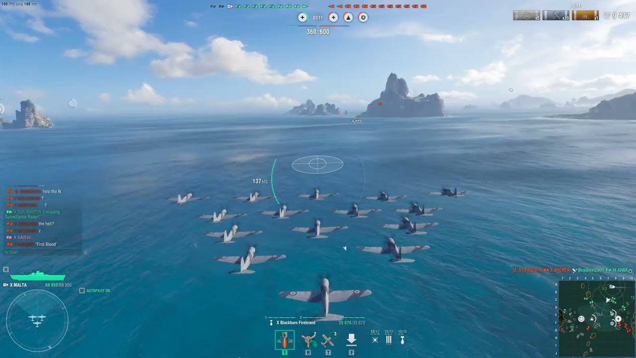 World of Warships | Malta gameplay Part 26 | Ocean is beautiful | #worldofwarships #gaming