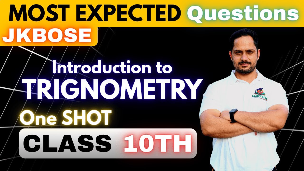 JKBOSE Class 10th MATH| TRIGNOMETRY | One Shot  #jammu #education #jkbose #class10