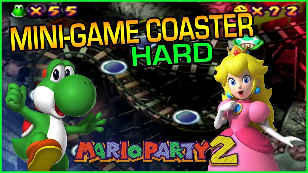 Mini-Game Coaster (Hard Course) | All 42 Consecutive Mini-Game Bonuses!! | Mario Party 2