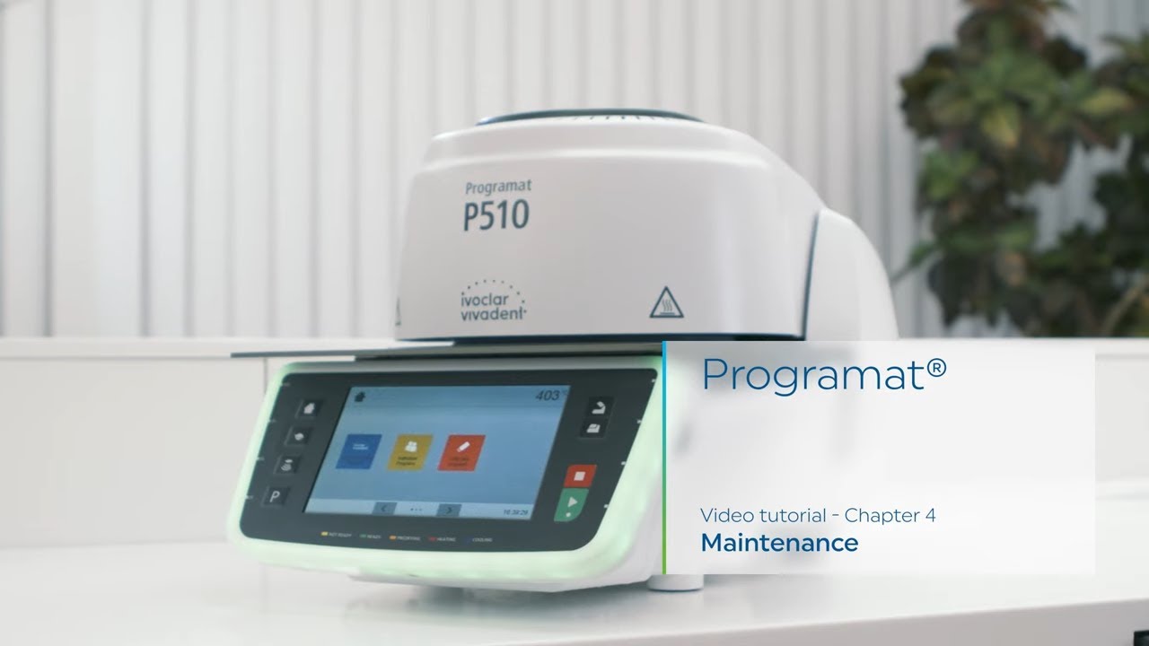 Programat - Chapter 4: Maintenance | EN | Ivoclar