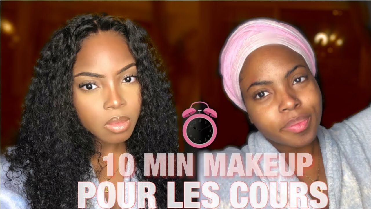 10 MIN MAKEUP POUR LES RETARDATAIRES ft yovewigs