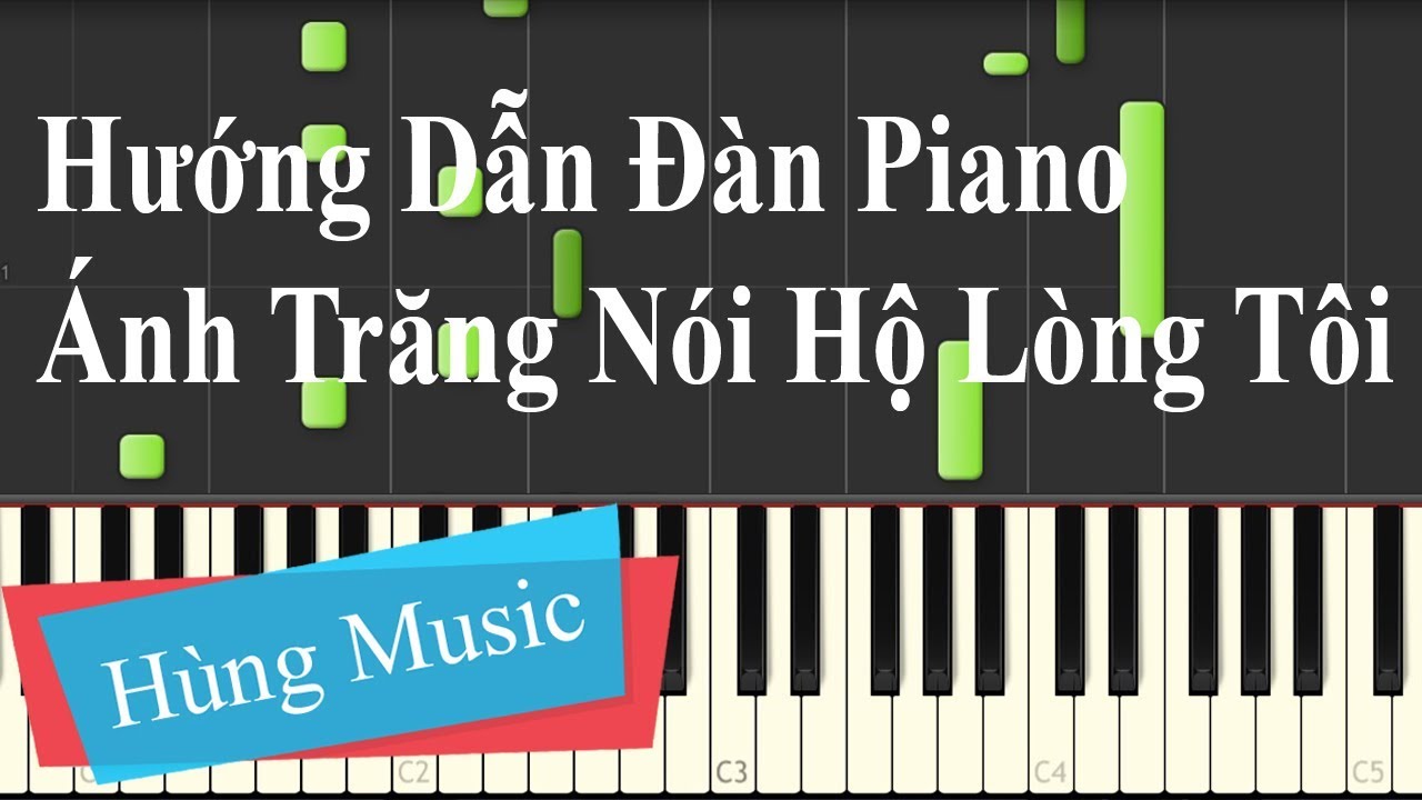 Hướng dẫn đàn piano ánh trăng nói hộ lòng tôi | The moon represents my heart Piano Tutorial