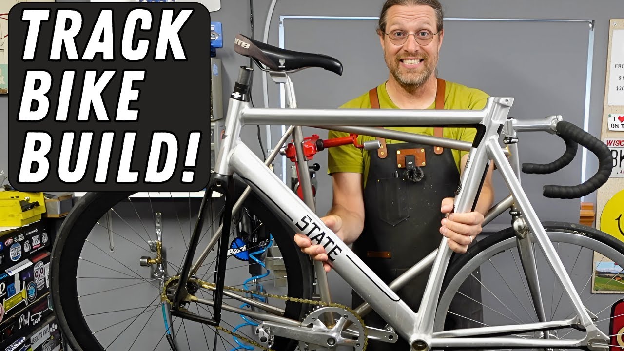 The PUREST form of CYCLING! Fixed Gear Track Racing Bicycle Build.