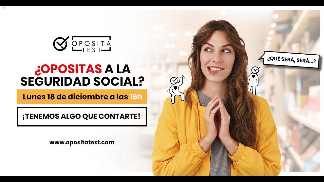 Administrativo/a de la Seguridad Social 👉 Tenemos algo que contarte 🤩