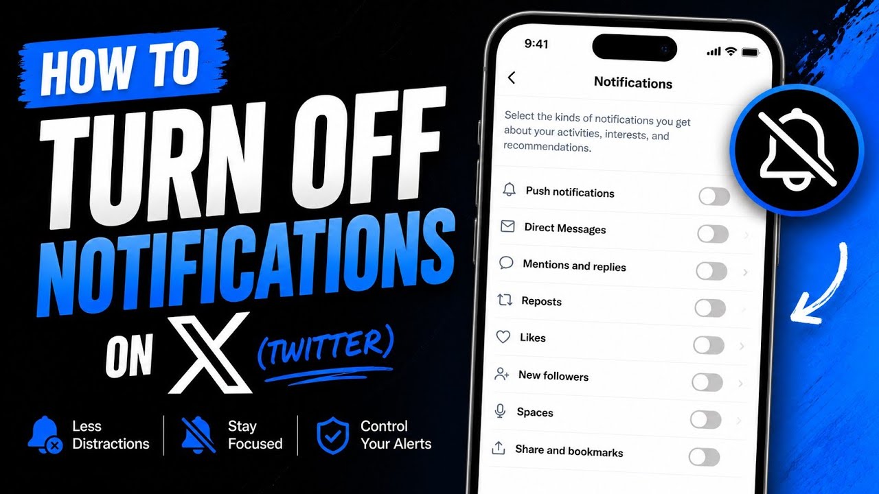 How to Turn Off Notifications on X (Twitter)