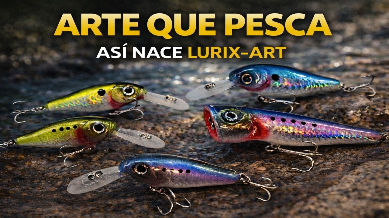 El Arte Oculto de la Pesca: Creando señuelos que rompen barreras     #LURIX-ART