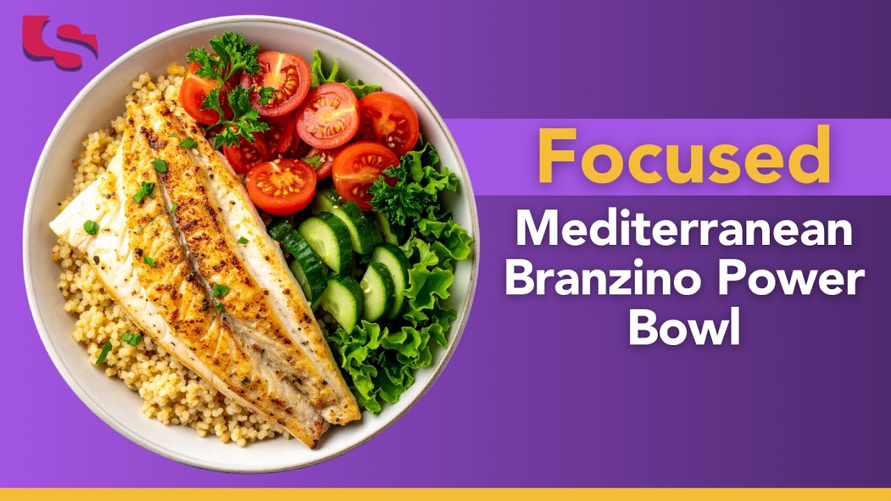 Mediterranean Branzino Power Bowl | Selenium & Resistant Starch for Calm Focus