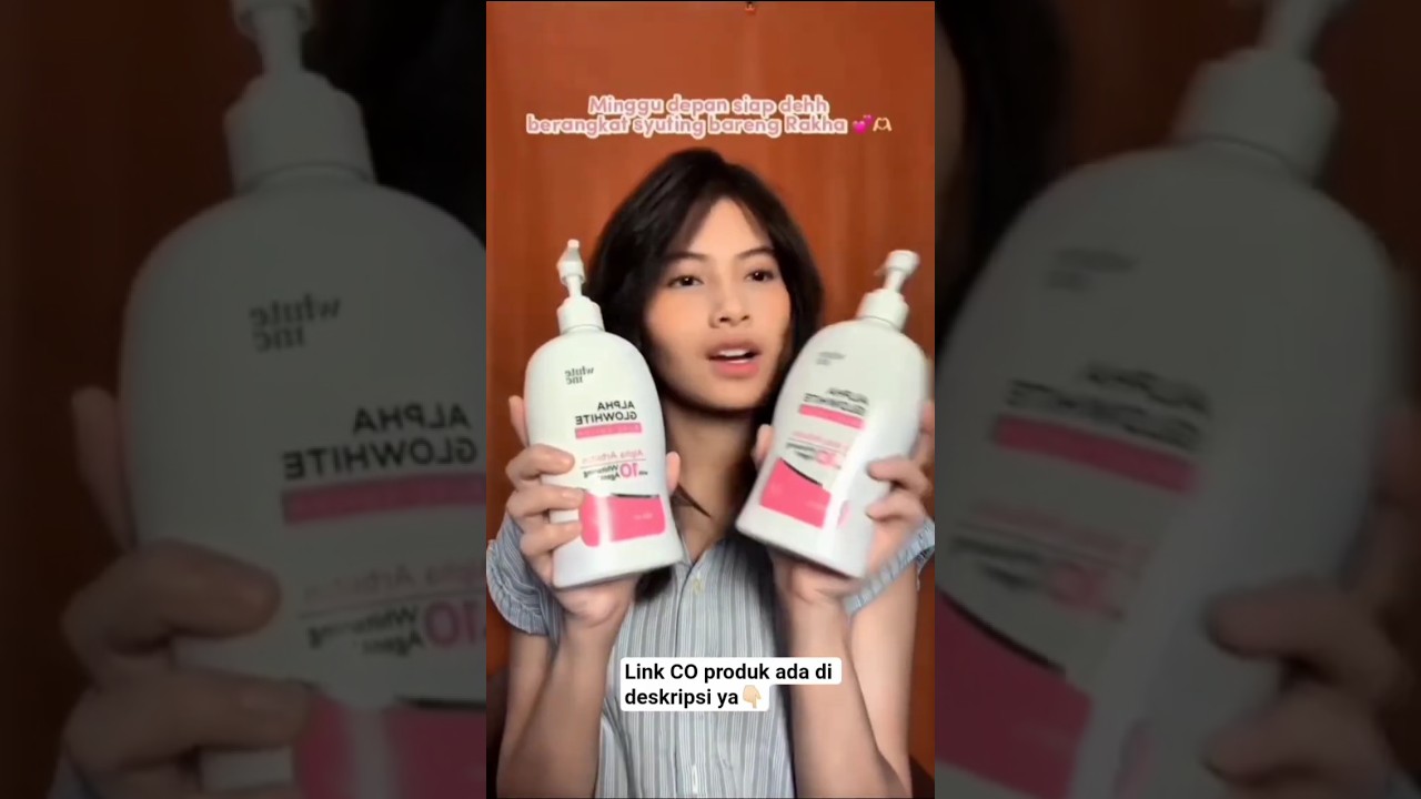 White Inc Alpha Glowhite Body Lotion #basmalahgralind #basmalah #radenrakha #whiteinc #bodylotion