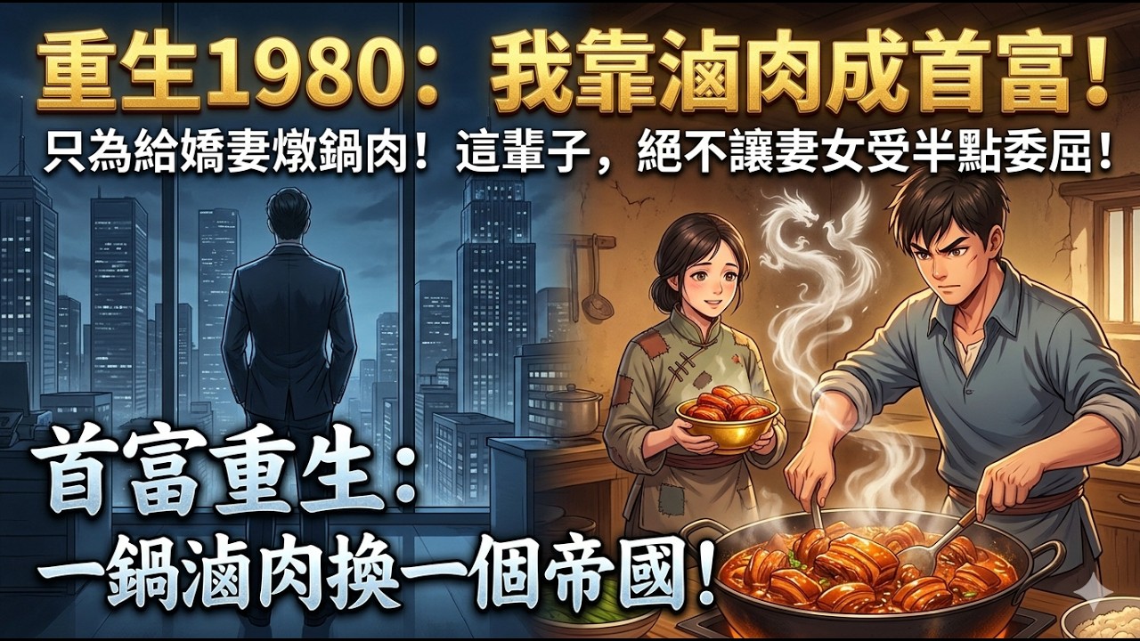 [MULTISUB] 千億首富重生1980，看著瘦弱妻子躲在灶台啃黑麵，他狠狠抽了自己一巴掌！這一世，他靠一鍋秘制滷肉，從路邊攤幹到餐飲帝國，要讓欺負過他家的人全部跪下！ | 年代 重生 創業  |