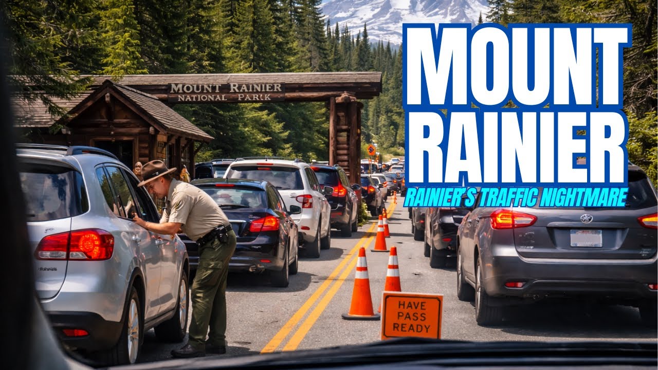 Mount Rainier National Park 😱 (Epic Travel Fail) - Paradise // Park Facts // Worst Day Ever!