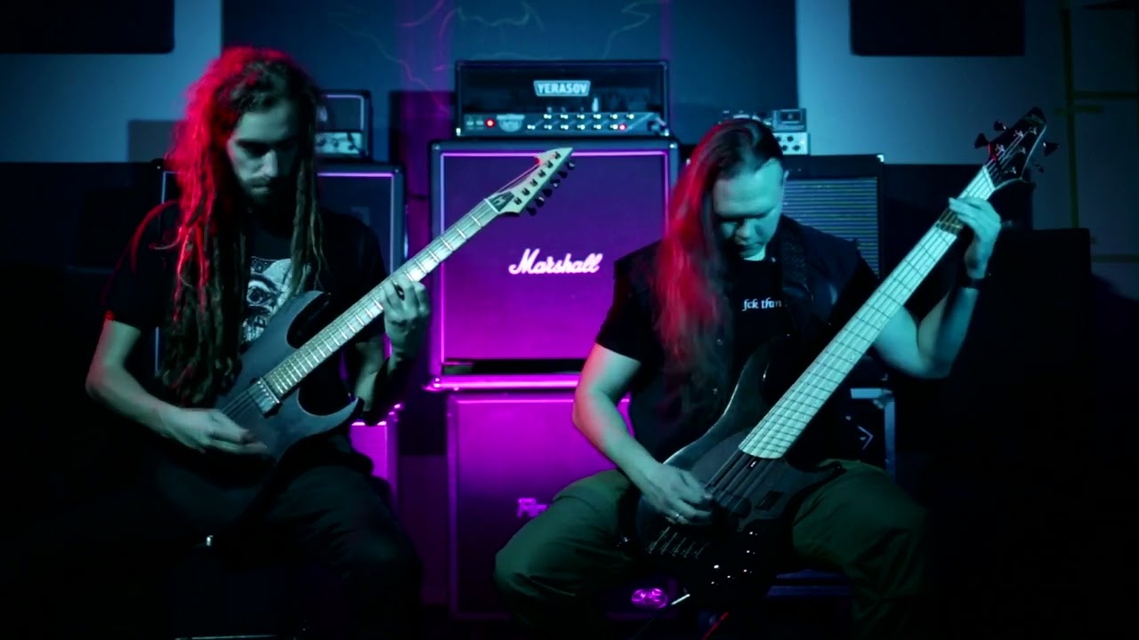 BEYOND THE STRUCTURE - WORMS OF CONSUMPTION [GUITAR AND BASS PLAYTHROUGH]