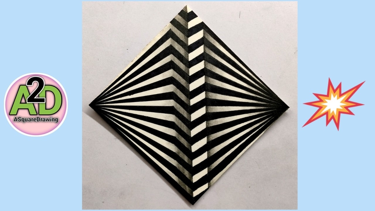 Illusion Drawing Tutorial-15 | Illusion Drawing Step by step | Illusion Art