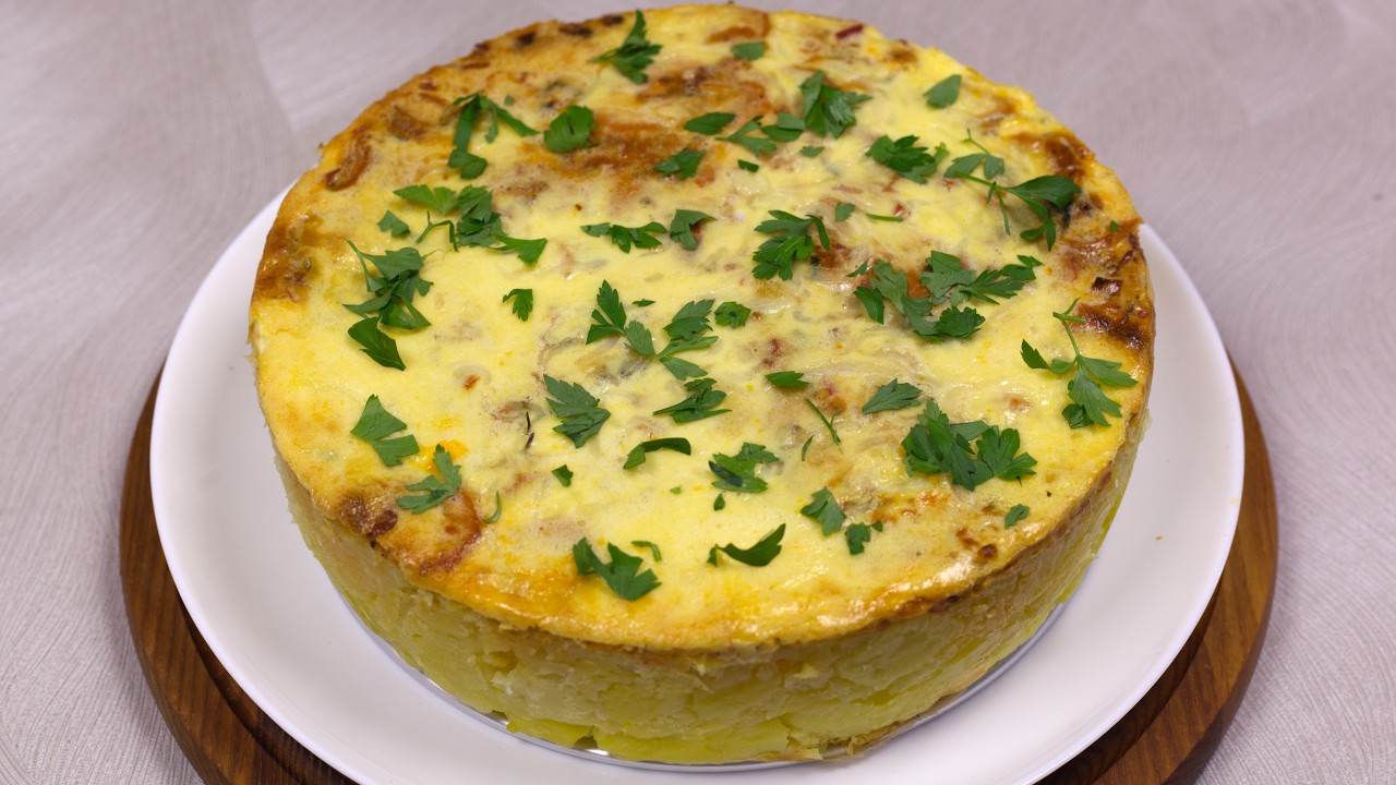 Картофельная Запеканка с Мясом | Овощи и Сливочный Соус под Сыром