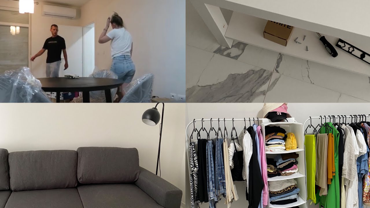selidba u pulu /1/: prvi dani u stanu, ikea haul i slaganje ormara