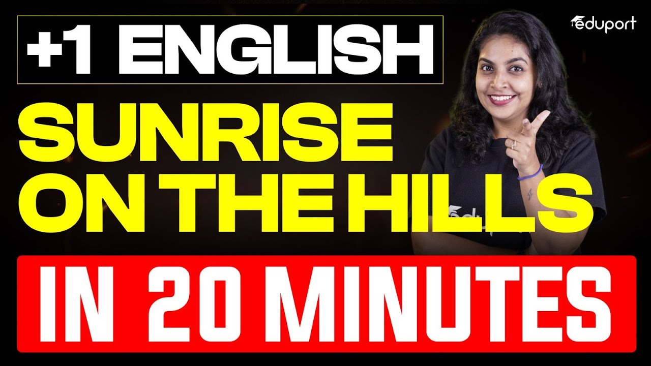 +1 English | Sunrise on the Hills in 20 Minutes | Eduport