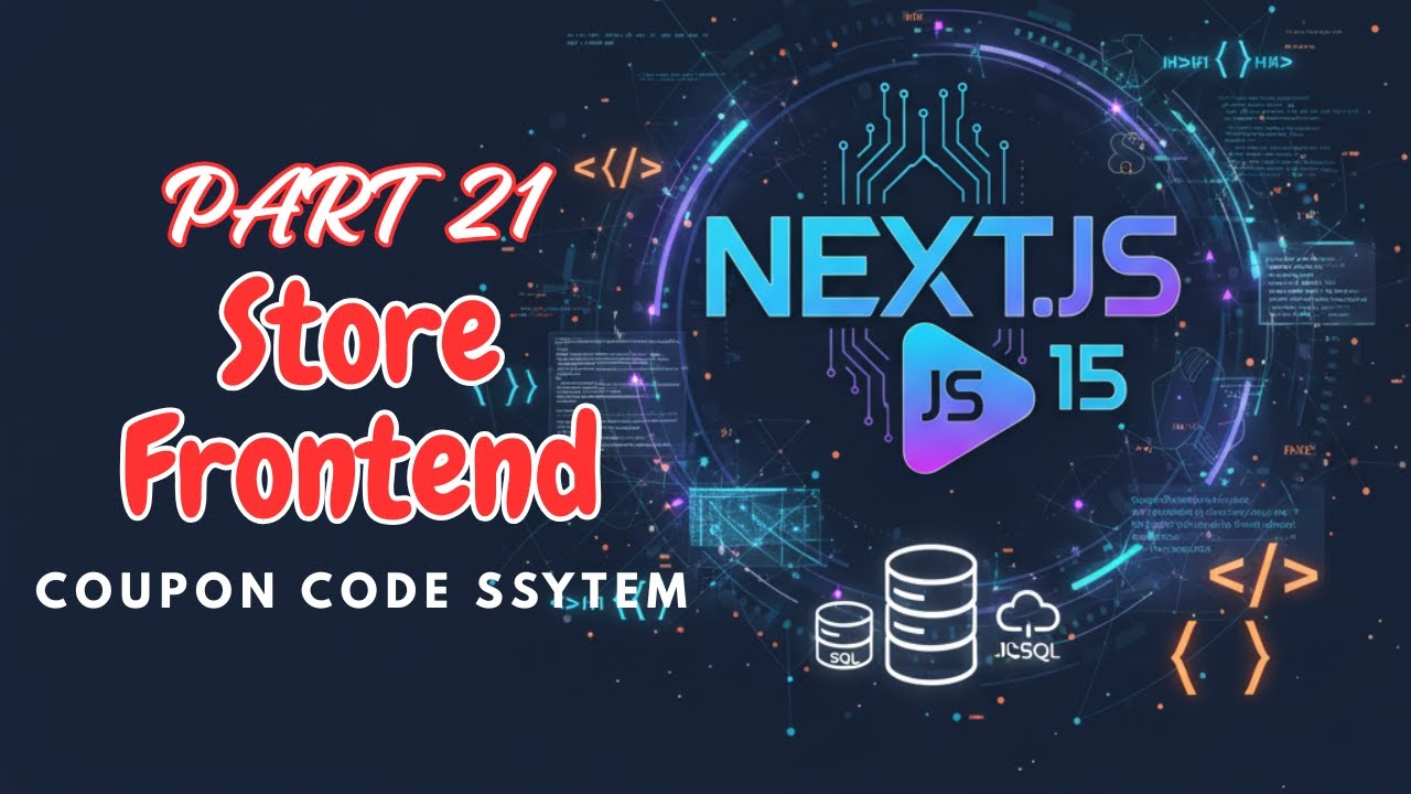 Part 21 | Next JS E-Commerce Web App with Vibe Coding | Coupon Code System | @perfectwebsolutions
