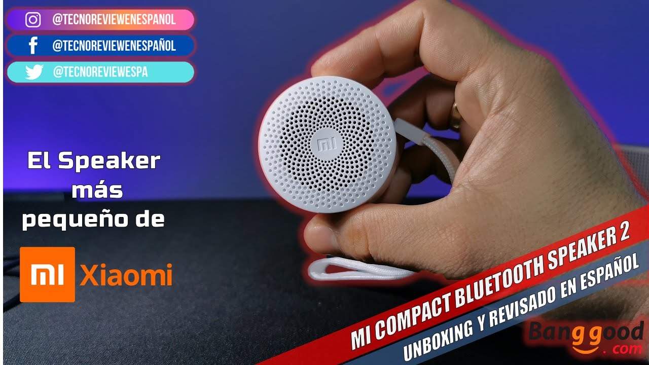 ☑️ El Altavoz mas pequeño de XIAOMI - Mi Compact Bluetooth Speaker 2 versión 2020 en español.
