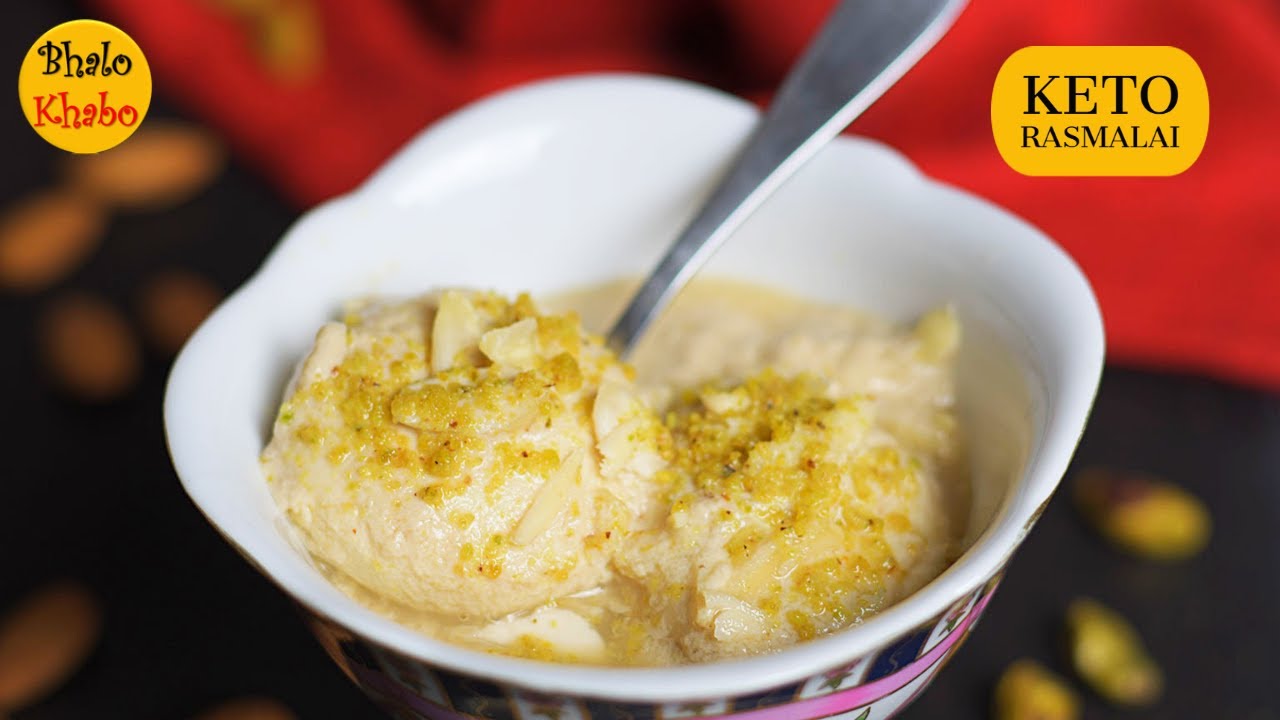 KETO RASMALAI | INDIAN KETO DESSERT | Keto Dessert Recipes Indian | Low carb sweet | Gluten Free