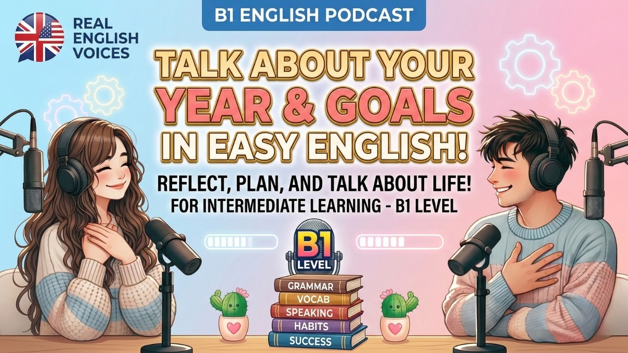 Learn English Through Real Conversation | B1 Listening Practice (Life Habits)