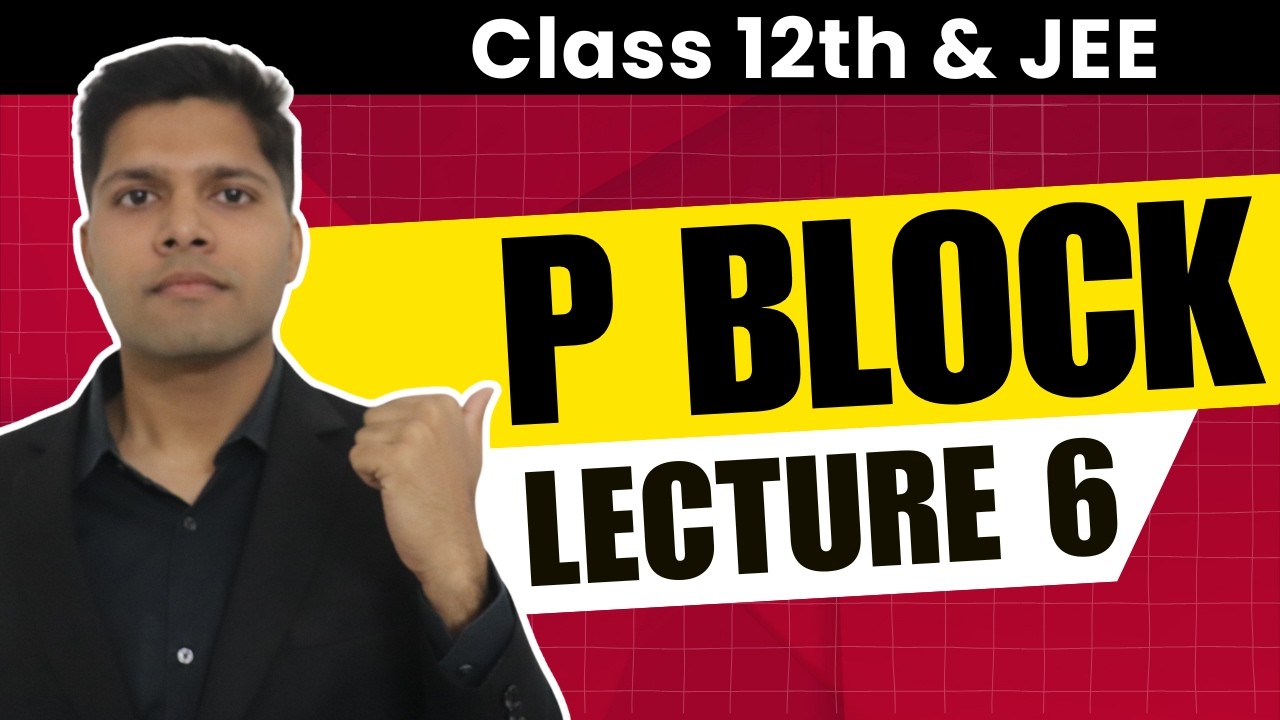P Block - Group 18: Xenon Compounds, Structure & Reactivity | JEE Chemistry by AIR 1| Lecture 6