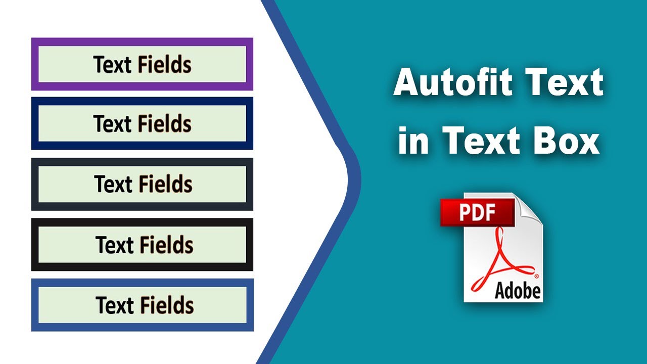 How to autofit text in a text box in pdf (Prepare Form) using Adobe Acrobat Pro DC