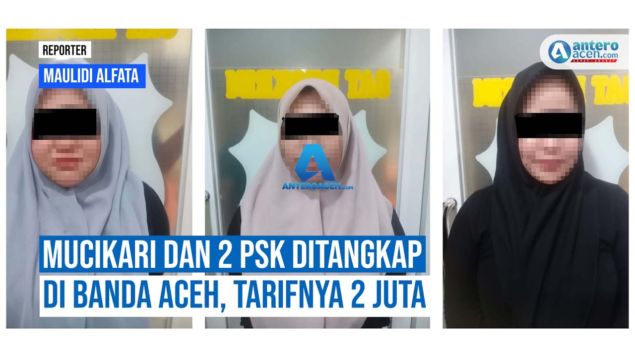 Mucikari dan 2 PSK Ditangkap di Banda Aceh, Tarifnya 2 Juta. #anteroaceh #psk #bandaaceh