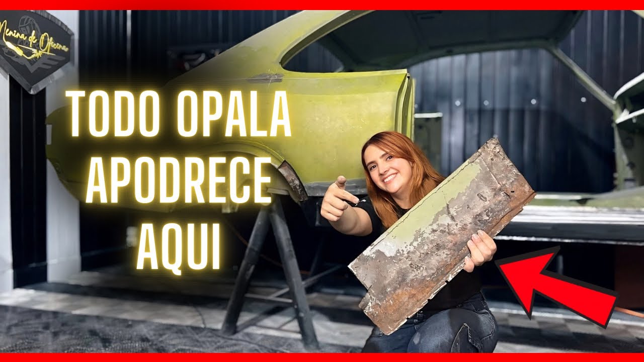 RESTAURANDO A LATERAL DO OPALA - Parte 1 - Operação Opala
