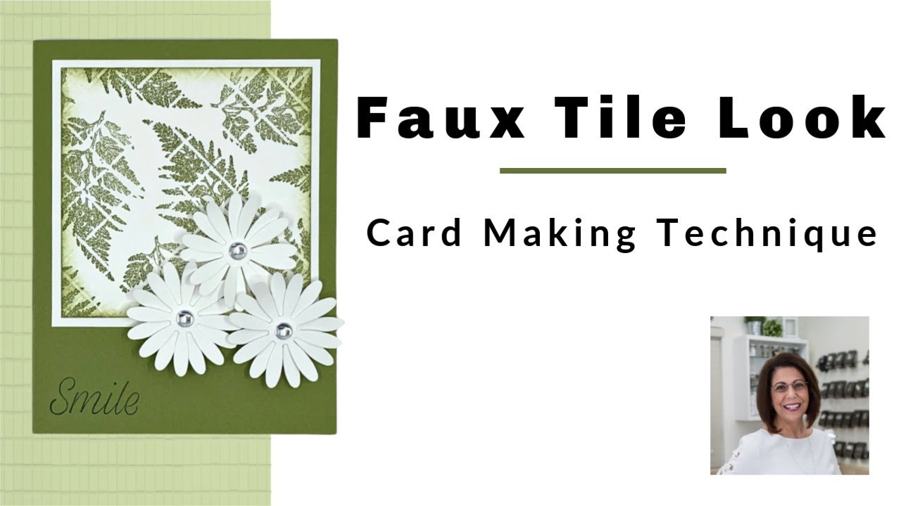 How to Achieve a Faux Tile Look on Cards for a WOW