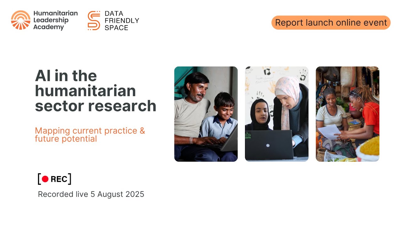 AI in the humanitarian sector research: report launch event
